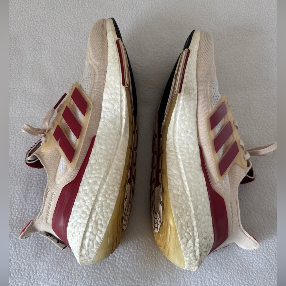 Adidas UltraBoost 21 'NCAA Pack Indiana' IU shoes size 12 - Picture 3 of 10